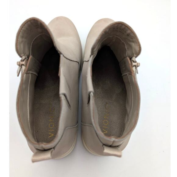 Vionic Uptown Sur Platform Wedge Ankle Boot Women's Oatmeal Nubuck Size US9 EU40 - Picture 13 of 13